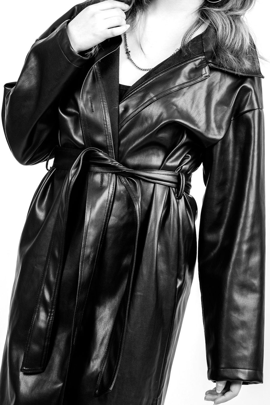 Leather Trench Coat